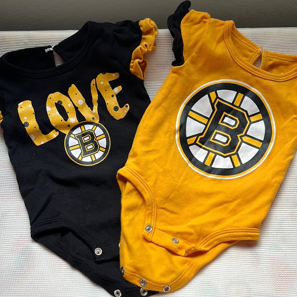 Boston Bruins onesies